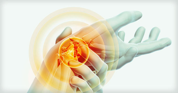 Hand als Animation mit Fokus auf Handgelenk